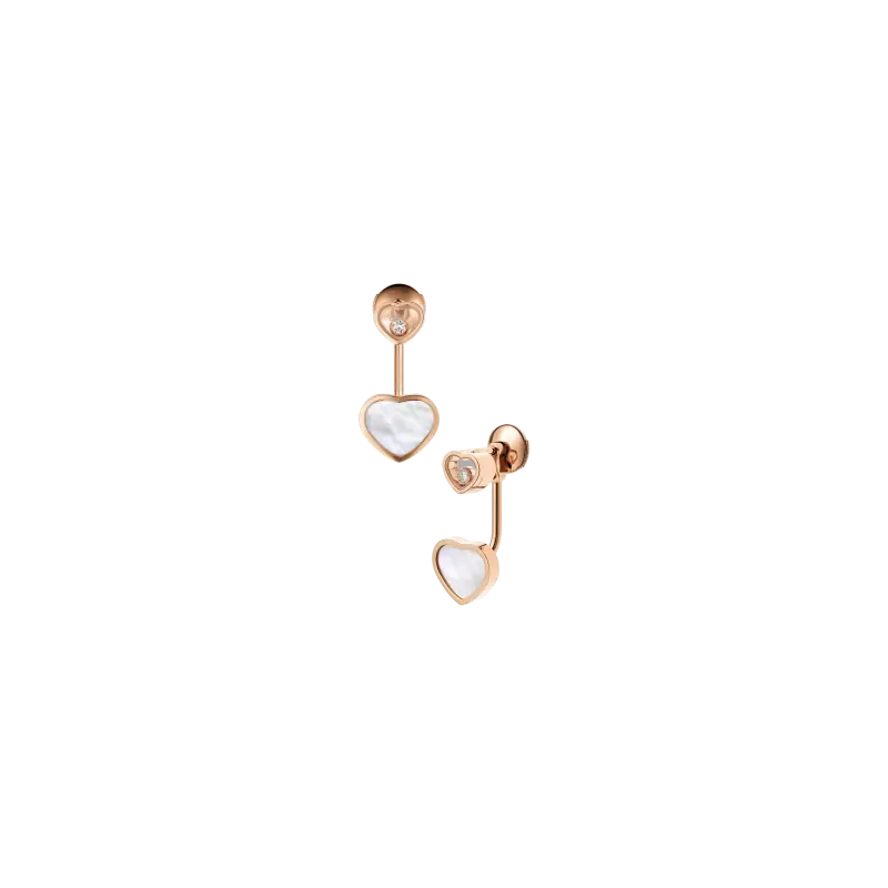 

Chopard - серьги happy hearts, этическое розовое золото, бриллианты, перламутр - 83a082-5301 CHOPARD