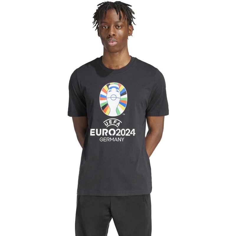 Официальная эмблема фан-футболки Adidas, черный — фото 2