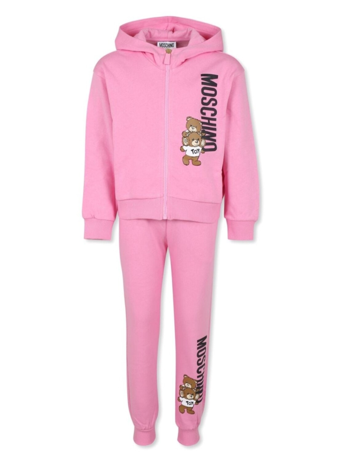 

Спортивный костюм с логотипом Moschino Kids Teddy Bear, розовый