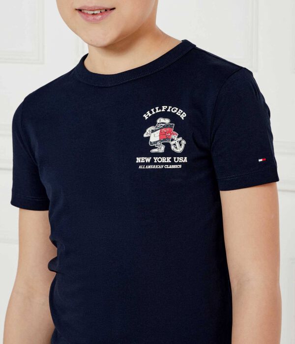 Футболки Regular fit Tommy Hilfiger, синий — фото 4