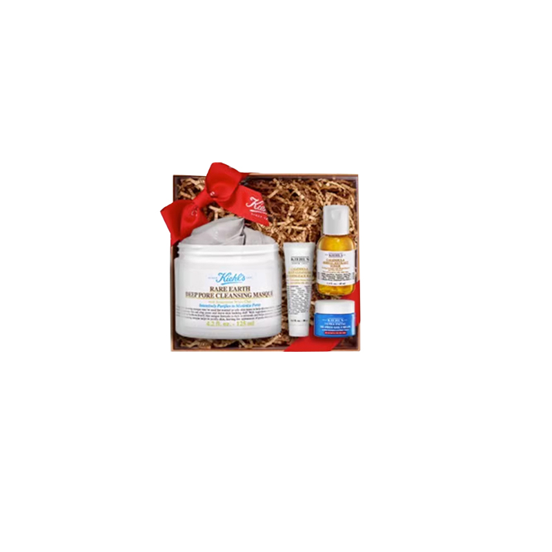 Kiehl's Keyanshi limited edition white mud mask box набор для ухода за кожей увлажняющий, восстанавливающий, увлажняющий комплект из четырех предметов — фото 2