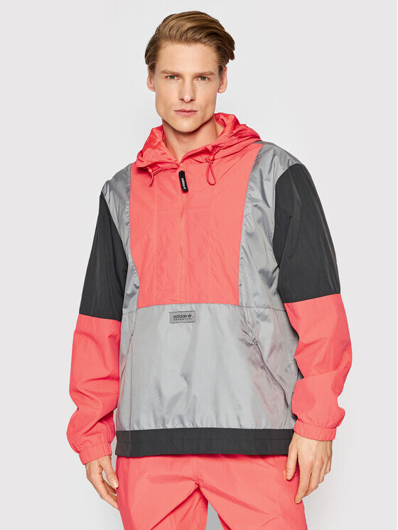 

Анорак свободного кроя Adidas, серый