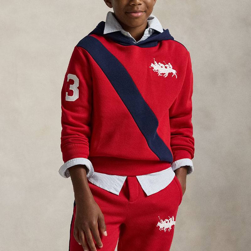 Свитшот FW25 Kids' Polo Ralph Lauren, красный — фото 4