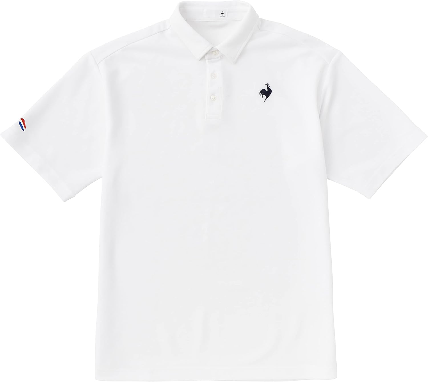 

Футболка-поло с коротким рукавом Coq Sportif, для прогулок, впитывает пот, быстро сохнет, эластичная, защищает от УФ-излучения (UPF 50+) Le Coq Sportif, белый