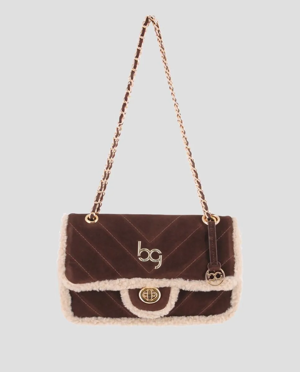 

Женская сумка через плечо с регулируемым ремнем Blogger, коричневый