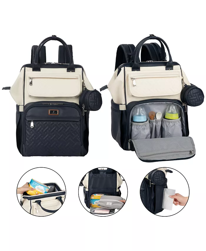 

Детский рюкзак-сумка для подгузников Ultimate Bag универсальная сумка для современных родителей Babbleroo, черный