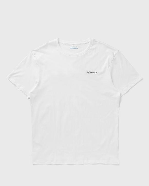 

Футболка Columbia North Cascades Short Sleeve Tee, цвет white, hex flag