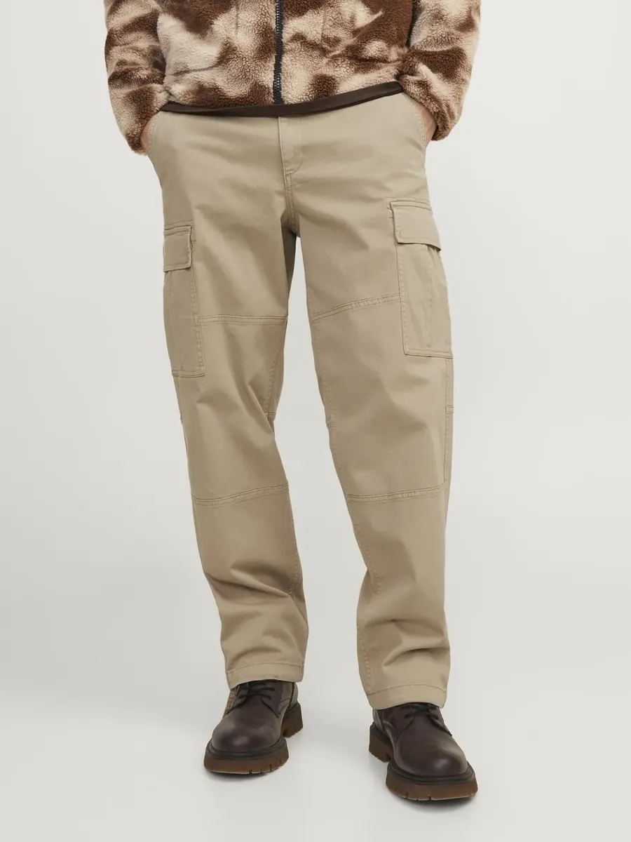 

Брюки-карго Jack & Jones "JPSTKARL JJHARLOW CARGO NOOS", цвет 30Crockery