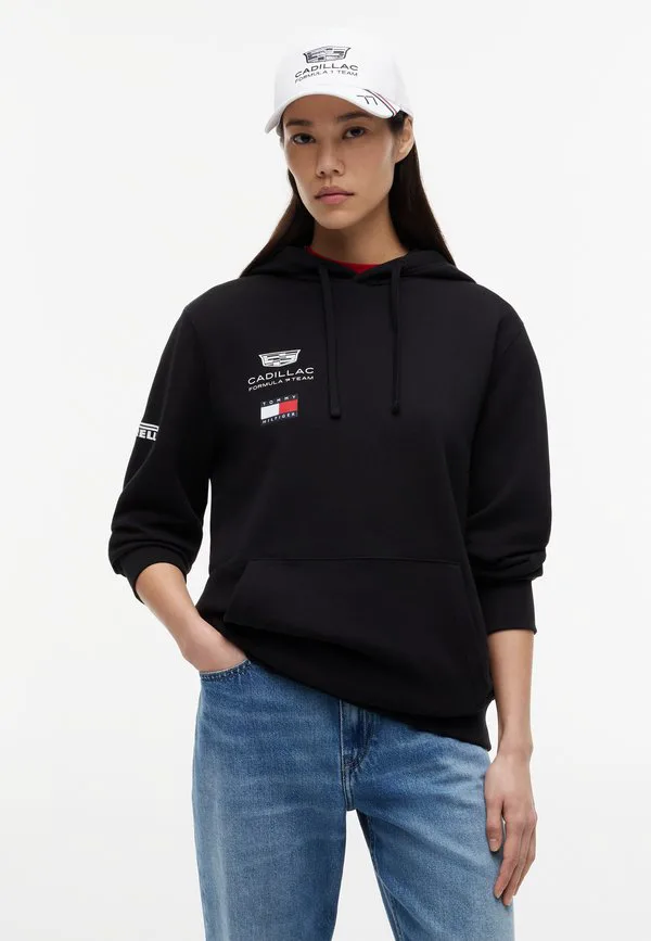 Худи унисекс с изображением команды cadillac formula 1. Tommy Hilfiger, Black — фото 4