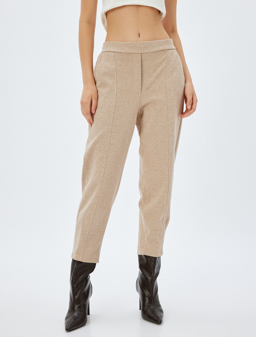 

Обычные брюки Koton, цвет mottled beige