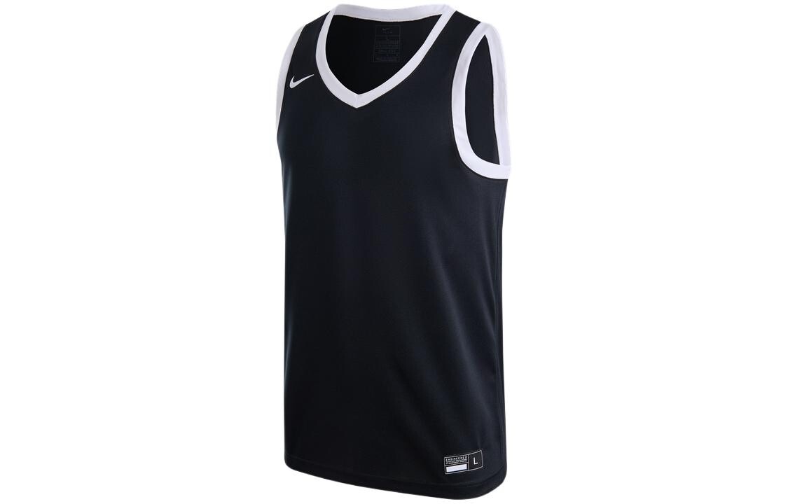 

Баскетбольная майка мужская черная/белая/белая Nike, черный/белый
