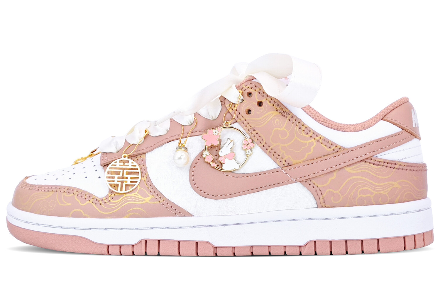 

Кроссовки Nike Dunk Skateboard Shoes Women's Low-Top Pink, розовый