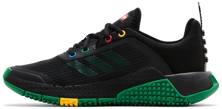 Кроссовки adidas LEGO x Sport J 'Black Green', черный — фото 3
