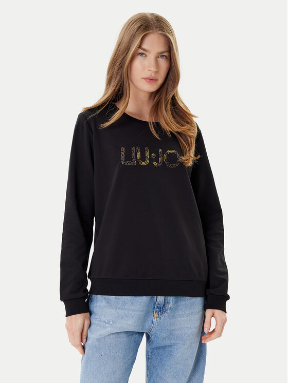 

Свитшот regular fit Ecs Felpa Chiusa TF5196 FS090 Liu Jo Sport, чёрный
