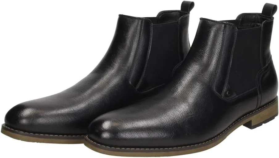 Fitters Footwear That Fits Мужские ботинки челси Jim Elegant больших размеров, черные и коричневые, классические ботильоны, обувь больших размеров Jim, размеры 46 47 48 49 50 51 52 53 54 — фото 3
