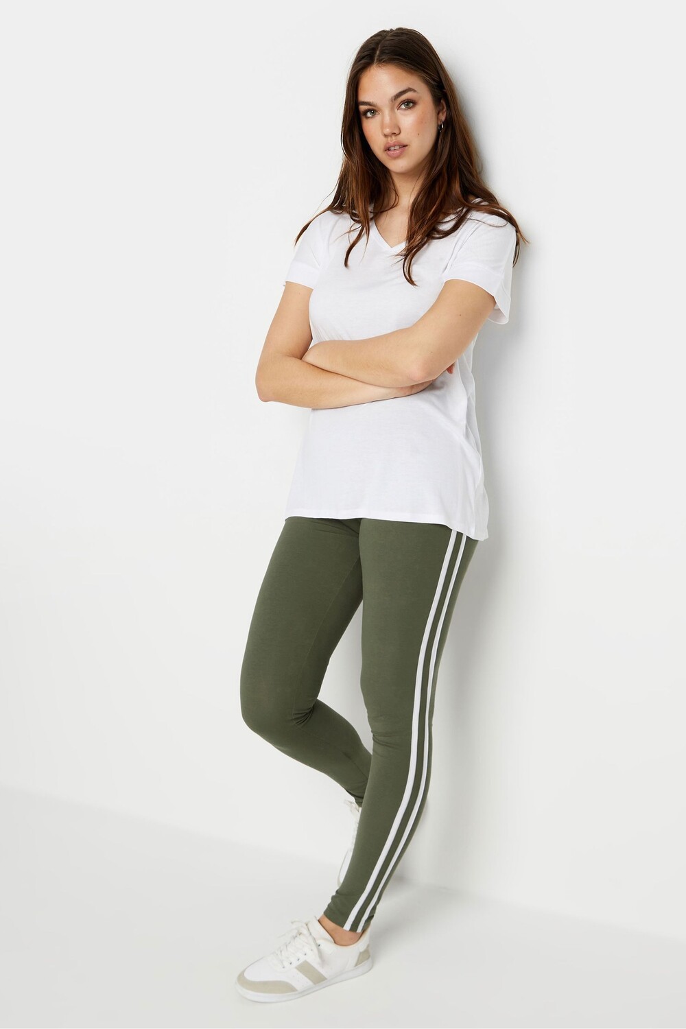 

Леггинсы с полосками по бокам Long Tall Sally, зеленый
