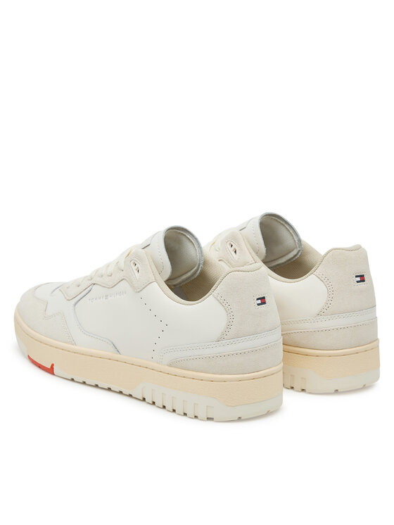 Кроссовки Th Basket Better Mix FM0FM05520 Tommy Hilfiger, экрю — фото 3