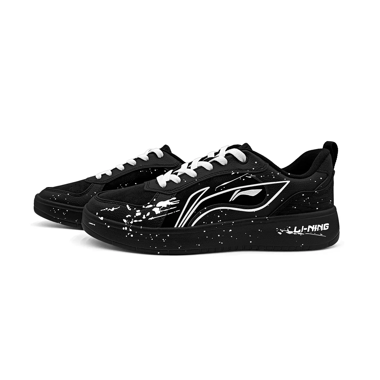 Кроссовки скейтбордические Li-Ning Black White — фото 4