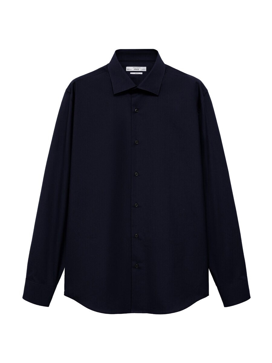 

Повседневная рубашка MANGO MAN Regular fit Button Up Shirt Emeritol, темно-синий