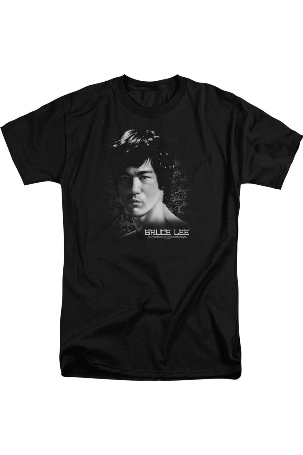 

Футболка для взрослых с коротким рукавом Bruce Lee In Your Face Gildan, черный