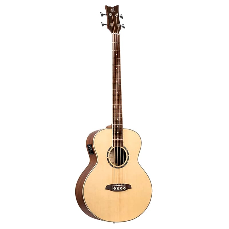 

Басс гитара Ortega Acoustic Bass Deep Series 7 4-String Medium Scale Bass Spruce/Mahogany Natural - D7E-4