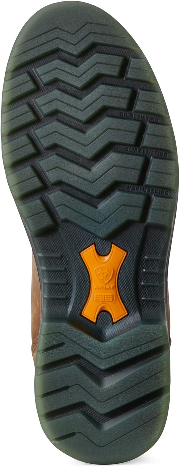 Мужские ботинки ARIAT Turbo 6 Csa с водонепроницаемым верхом и углеродным носком, Aged Bark — фото 3