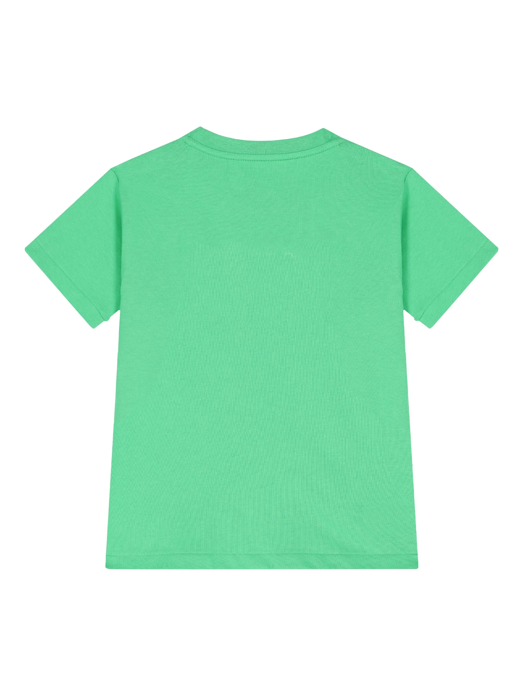 Футболка с вышитым логотипом Polo Ralph Lauren Kids, зеленый — фото 2