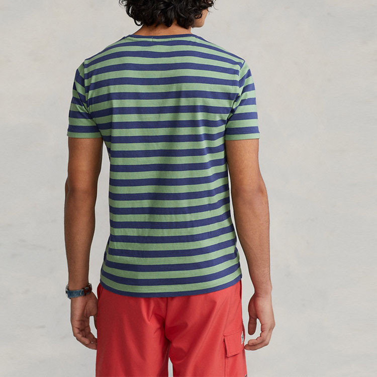 Футболка Polo Pony Cotton Polo Ralph Lauren, зелёная — фото 4