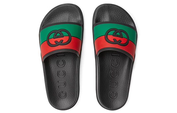 Сандалии с переплетенными буквами G женские Gucci, разноцветный — фото 4