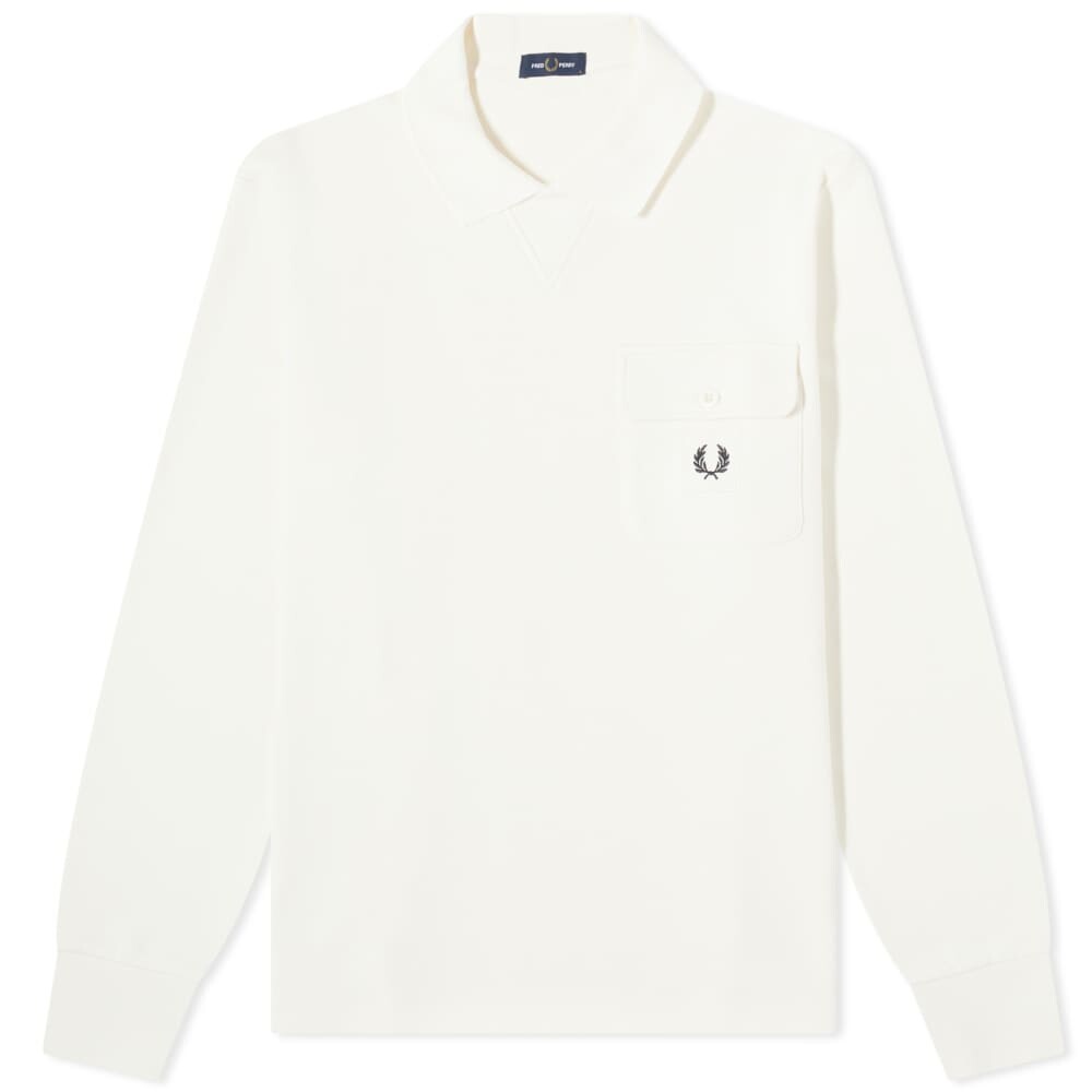 

Свитшот с карманами Fred Perry Loopback, экрю