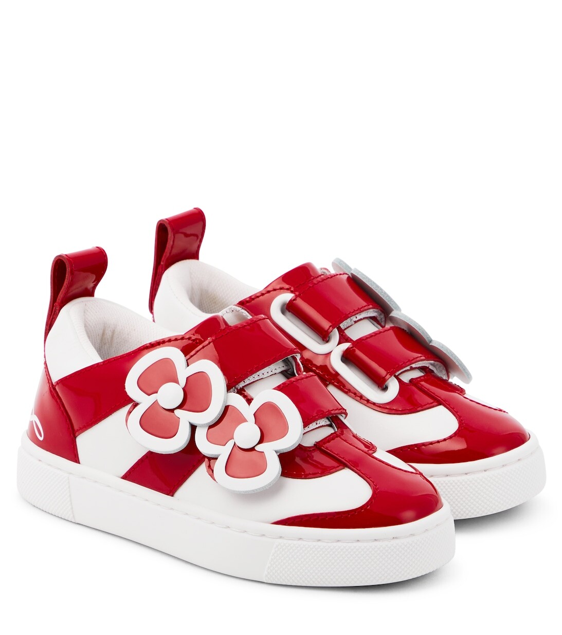 

Кроссовки Fun Pensa с цветочной аппликацией Christian Louboutin, белый