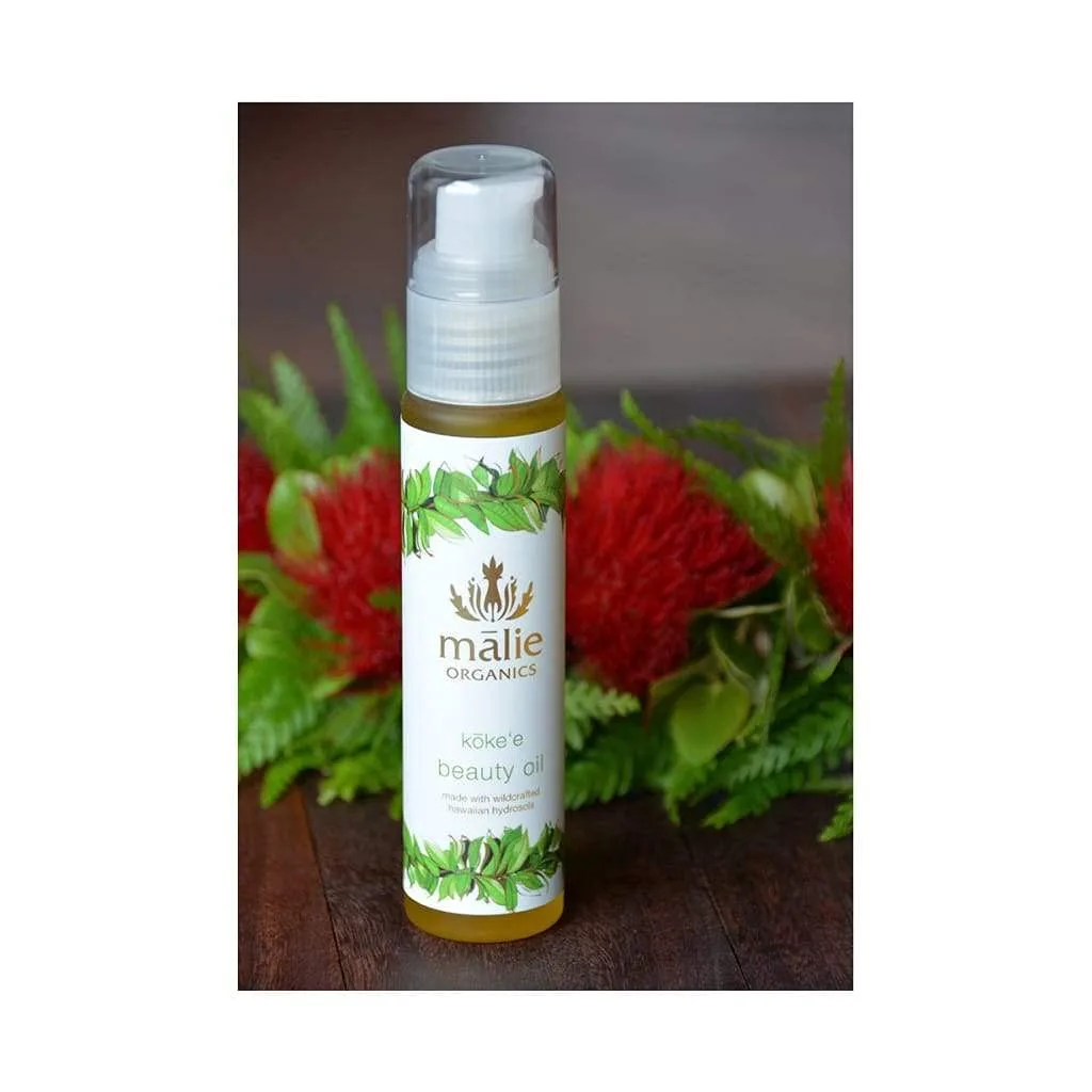 Натуральное органическое лечебное масло для лица от Malie Organics, увлажняющее и питающее для любого типа кожи. — фото 3