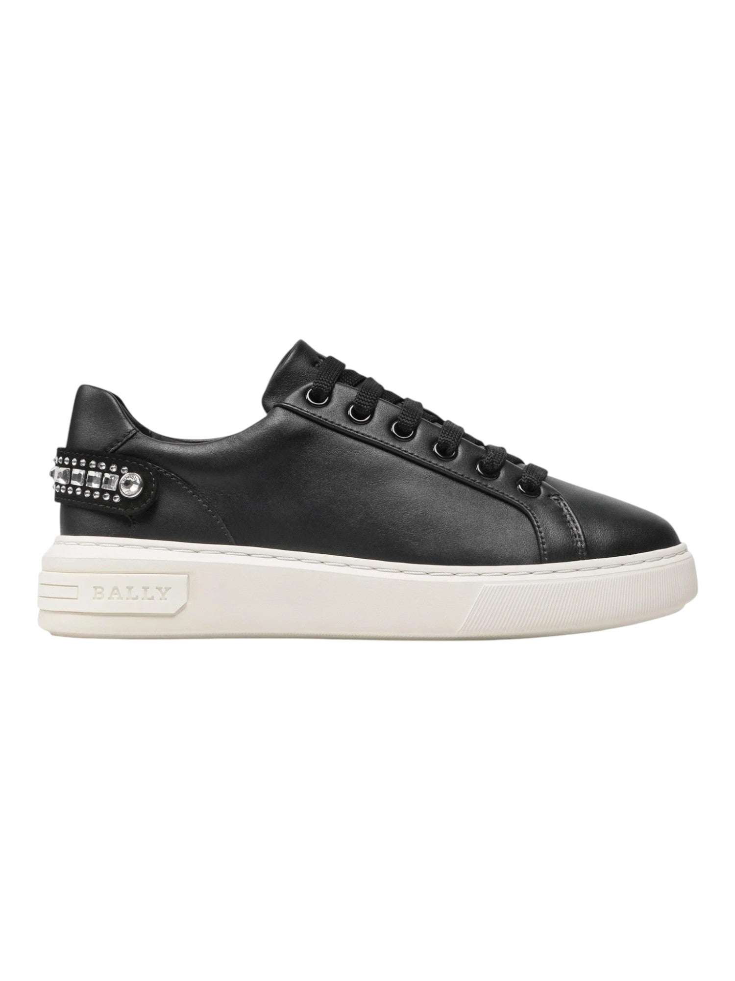 Bally Malya 6236583 Женские черные гладкие кроссовки из телячьей кожи