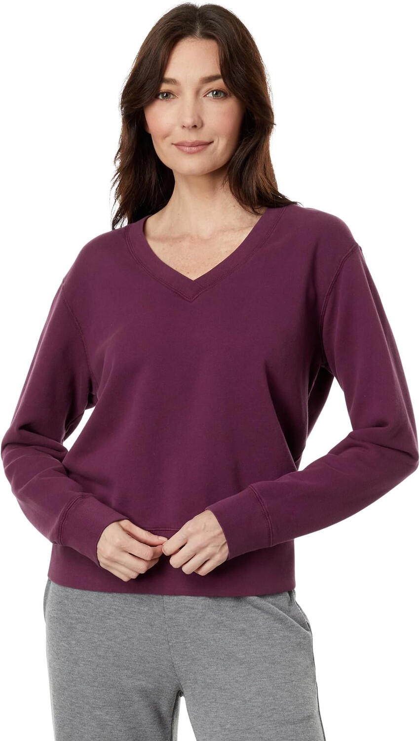 

Толстовка French Terry Deep V-Neck Mod-o-doc, цвет Passion Plum