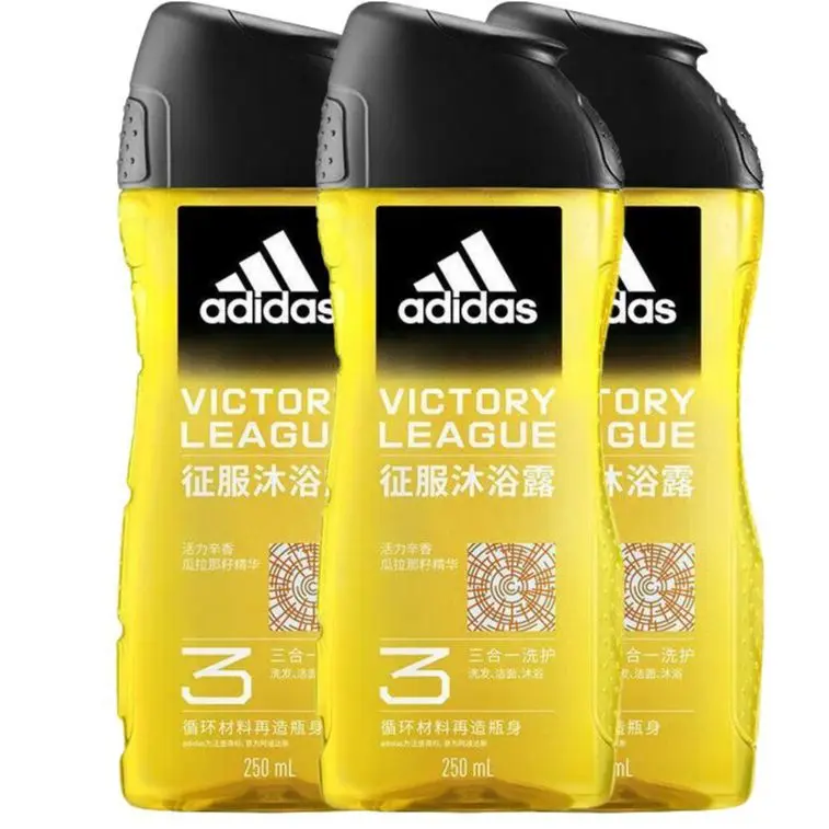 

Мужской гель для душа Passionate увлажняющий очищающий с пачули 250мл/600мл/600мл*2 Adidas