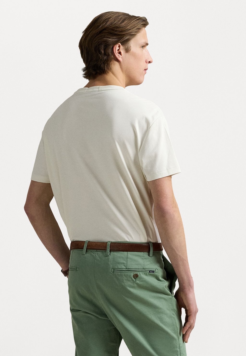 Базовая футболка SHORT SLEEVE SLIM FIT Polo Ralph Lauren, белый — фото 3