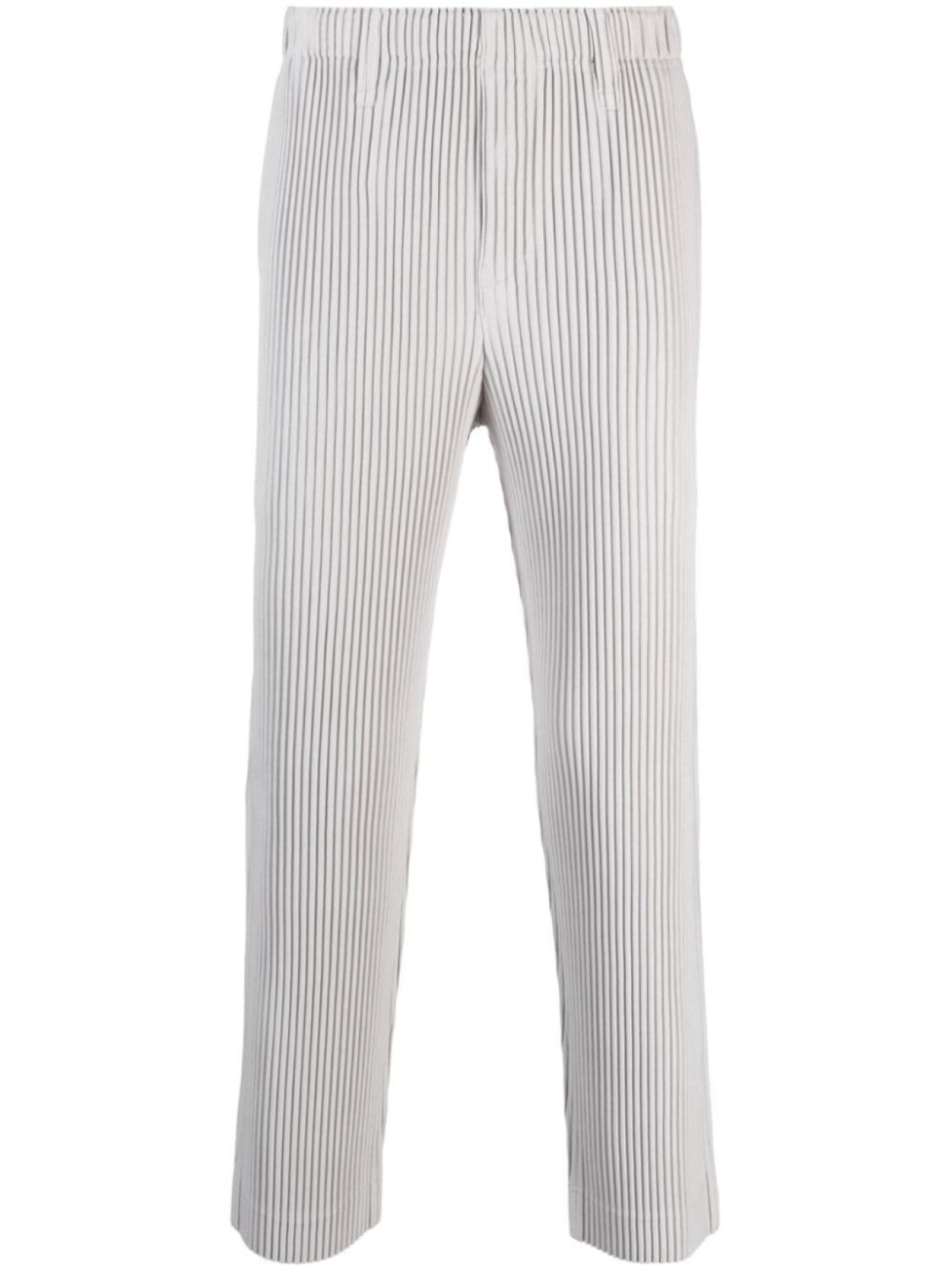 

Homme Plissé Issey Miyake плиссированные брюки прямого кроя, серый