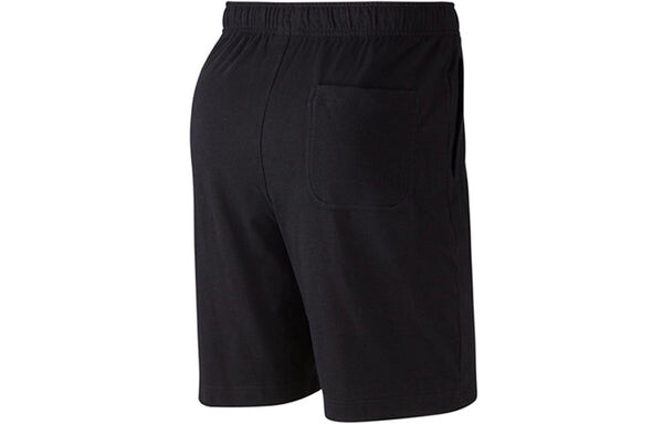 Шорты club short jsy casual sports gym basketball running shorts black Nike, черный — фото 2