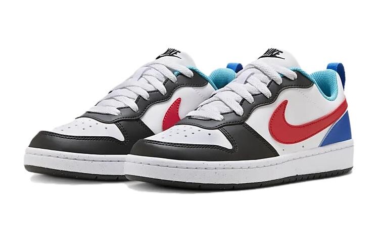 Баскетбольные кроссовки Court Borough Kids для начальной школы Nike, цвет Black/Red Blue — фото 4