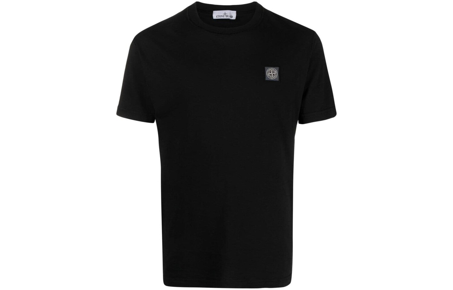 

Футболка мужская Stone Island Logo-patch Cotton, черный