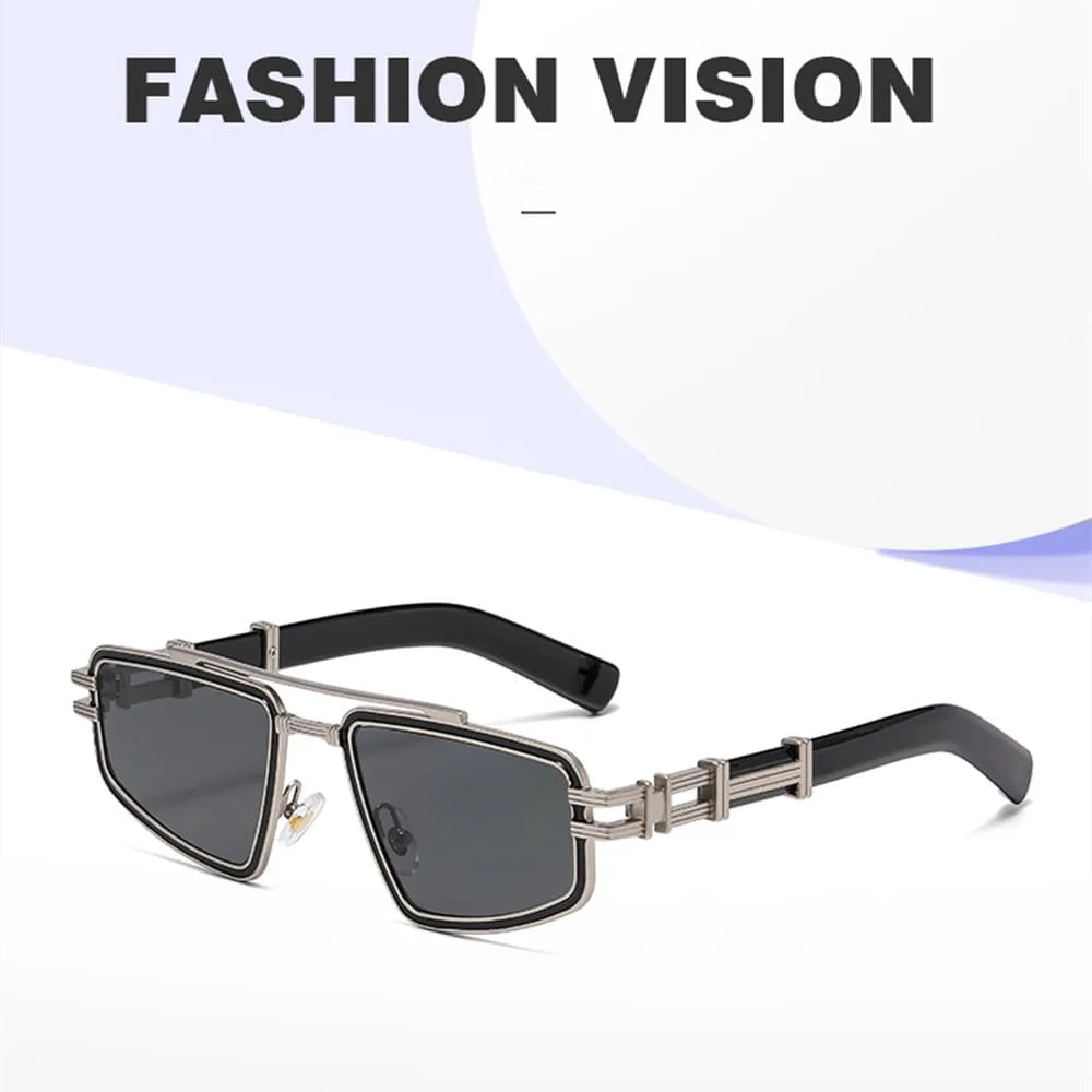 

Модные женские солнцезащитные очки для защиты от солнца на открытом воздухе, двухлучевые солнцезащитные очки в стиле ретро для мужчин HHZZYVY, Golden Pink