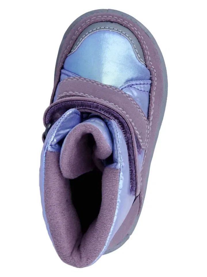Зимние сапоги, мембрана Richter Shoes, светло-голубой/лиловый — фото 4