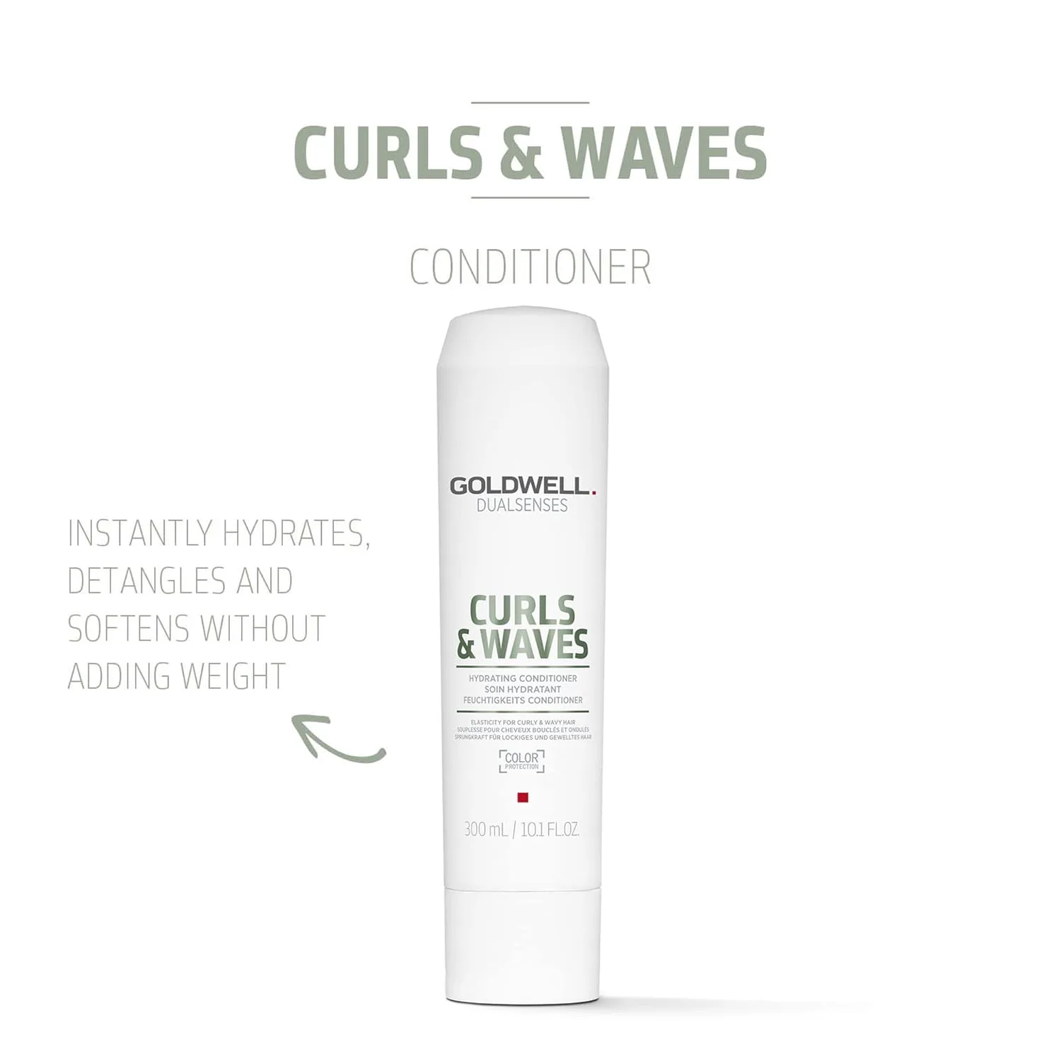 Увлажняющий кондиционер Goldwell Dualsenses для кудрявых и волнистых волос (300 мл) — фото 2