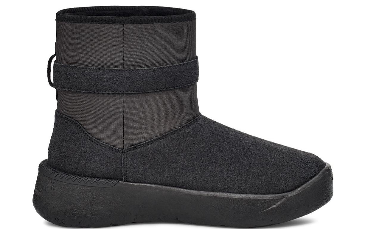 Полусапоги мужские UGG зимние с декоративной застежкой, серый — фото 2