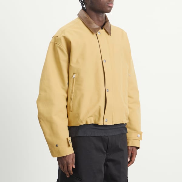 Куртка из двойного хлопкового атласа Acne Studios, sand бежевый — фото 2