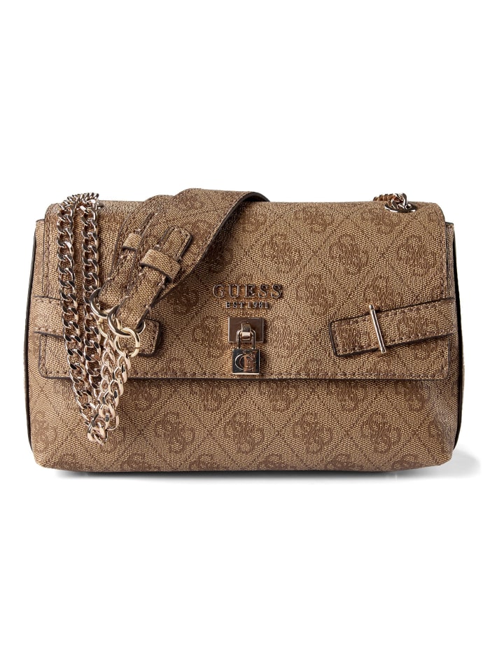 

Guess Сумка через плечо Yesba 24 см, цвет латте, с логотипом