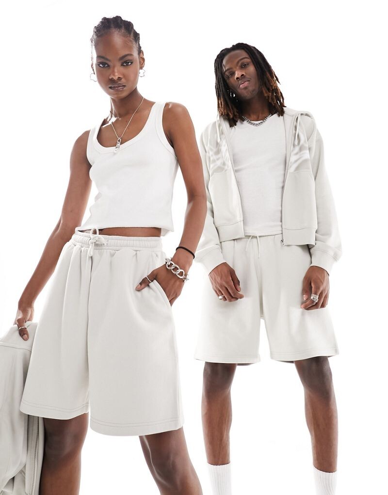 

Шорты унисекс из джерси Weekday Stone - эксклюзивно на ASOS