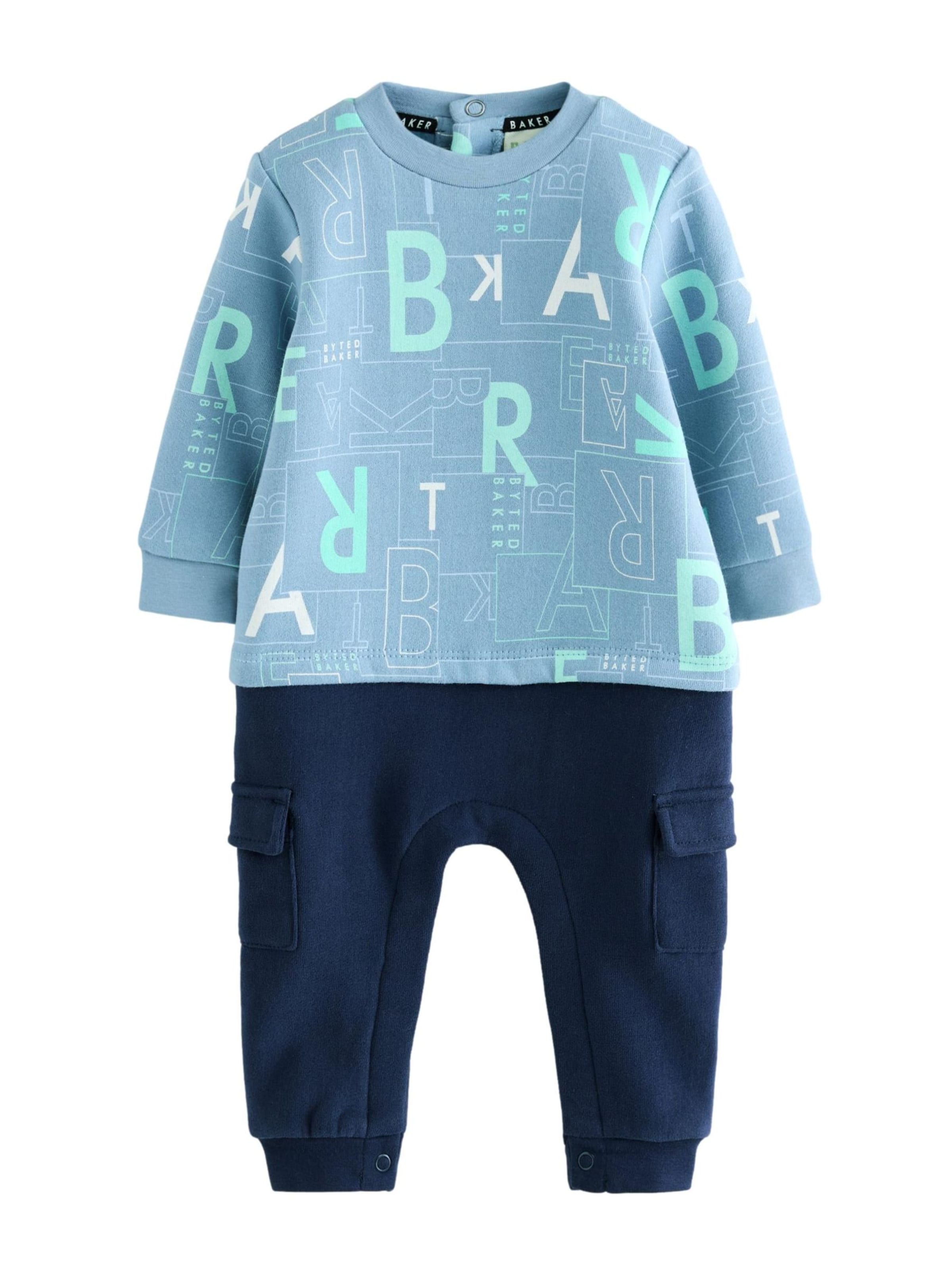 Baker by Ted Baker Комбинезон в цвете Navy, Light Blue