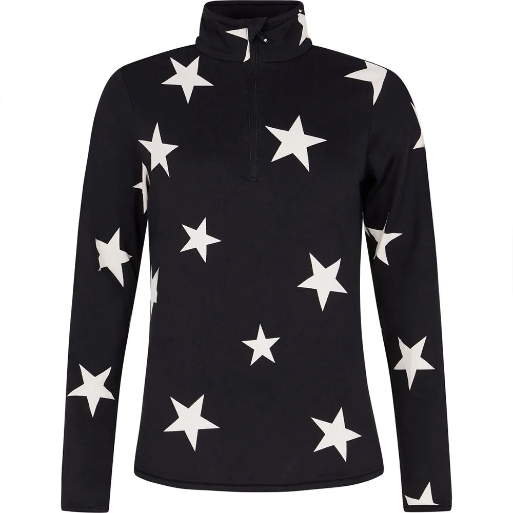 

Лонгслив Protest Noon half zip, черный