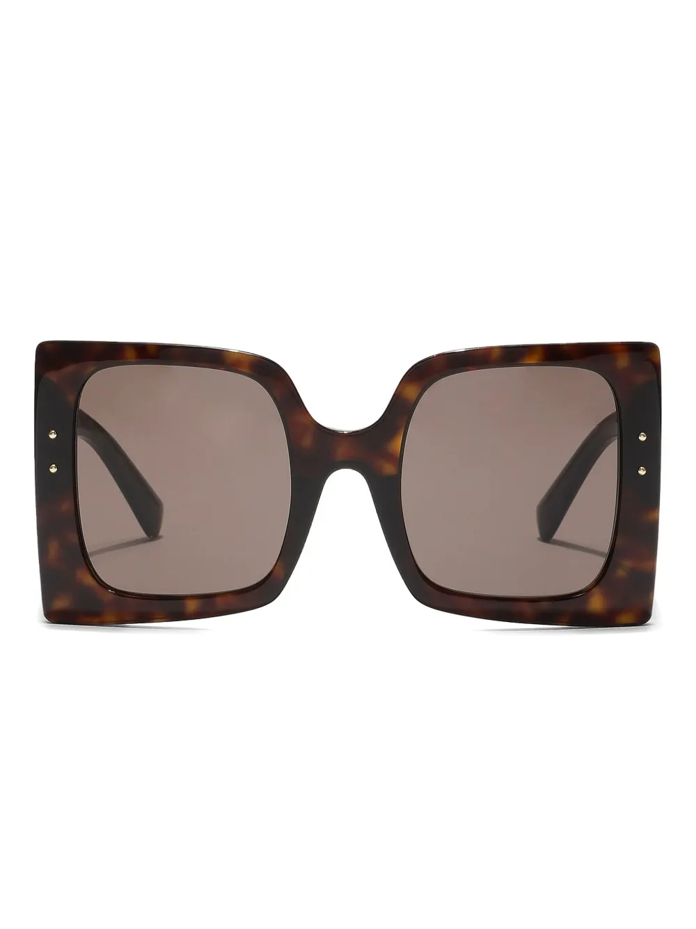

Солнцезащитные очки в квадратной оправе из черепахового панциря Dolce & Gabbana Eyewear, коричневый